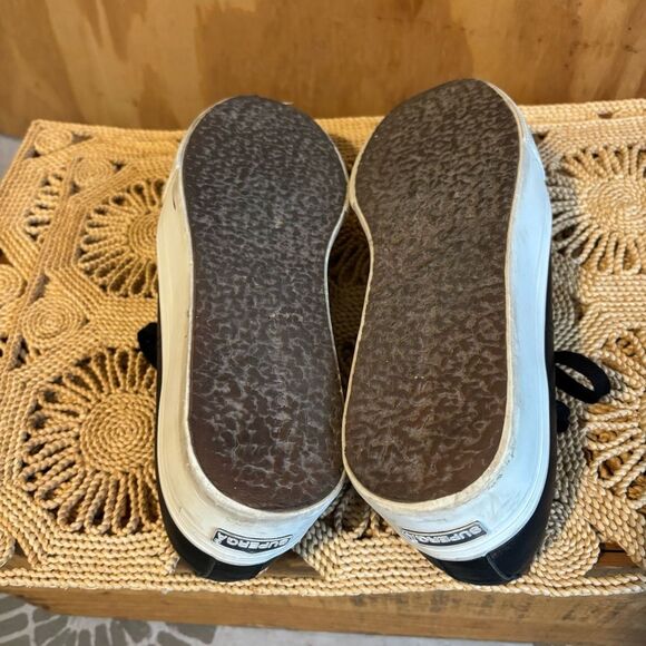 Superga 2790 Tank Black Platform Sneaker Sz 10 - Picture 4 of 5